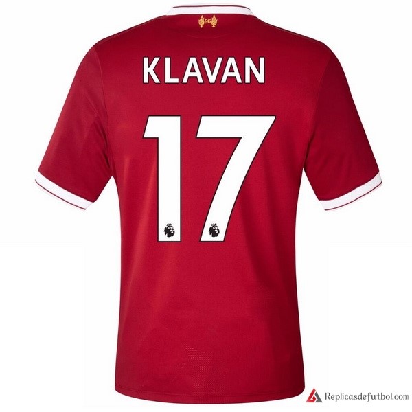 Camiseta Liverpool Primera equipación Klavan 2017-2018